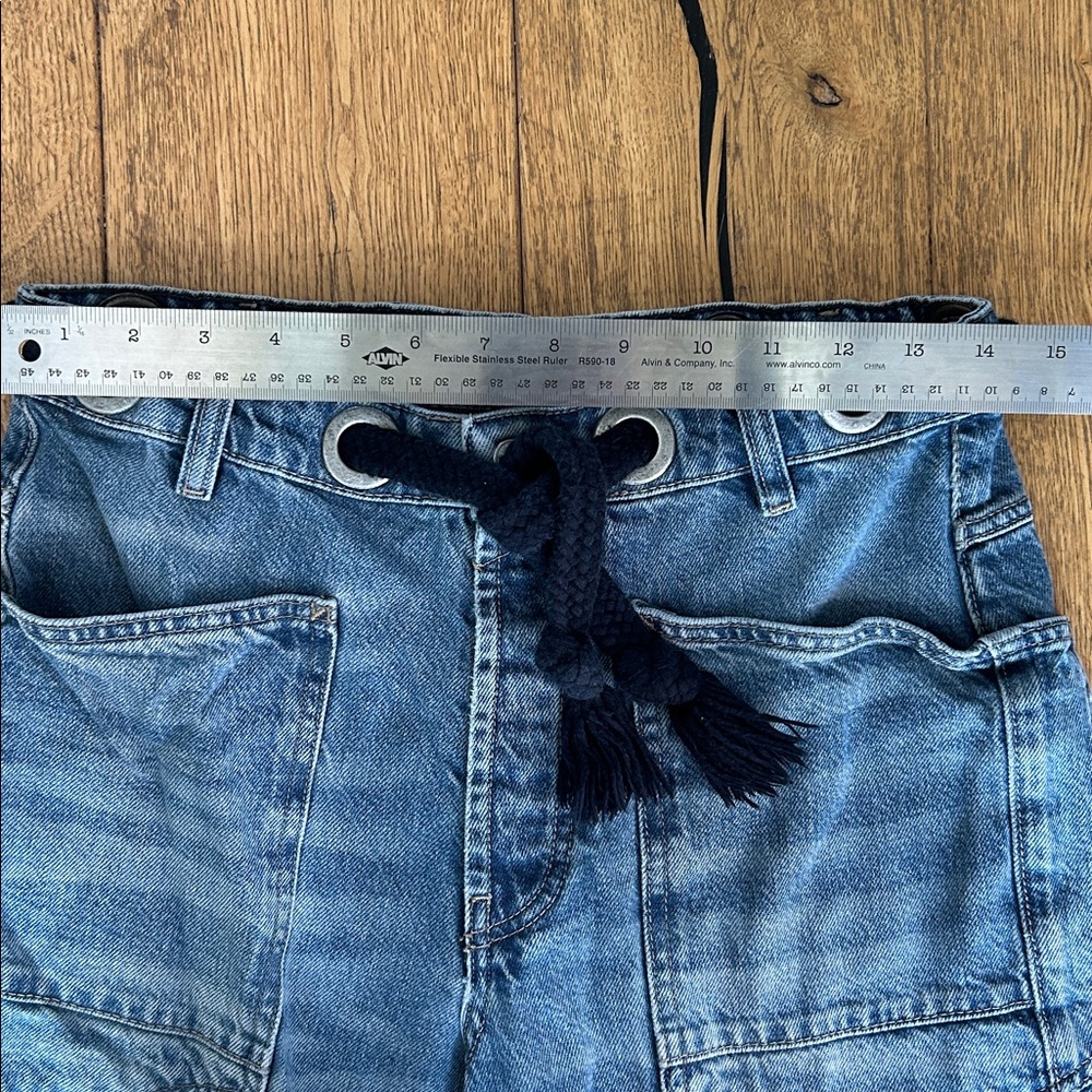 Free People moxie barrel jean sz 24 - Picture 5 of 5